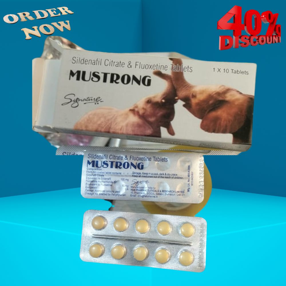 Mustrong Imported 10x Tablets For Men 😍 ( Flat Rs.400 Discount )