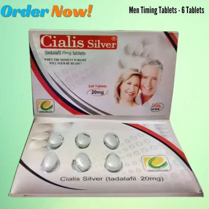 BOOK C!alis Silver 20mg 6 Tablet book