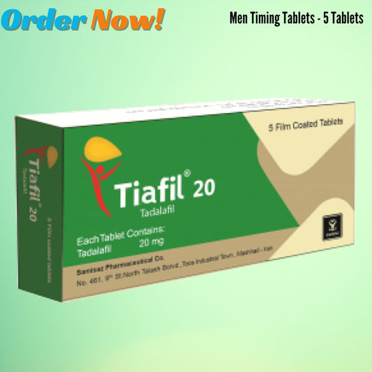 TIAFIL TABLET مردوں کے لئے ٹائمنگ کی گولیاں ( Pack of 4 )