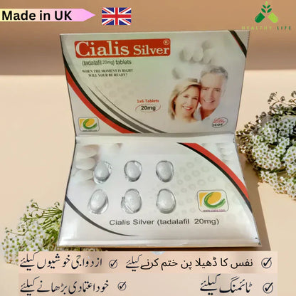 BOOK C!alis Silver 20mg 6 Tablet book