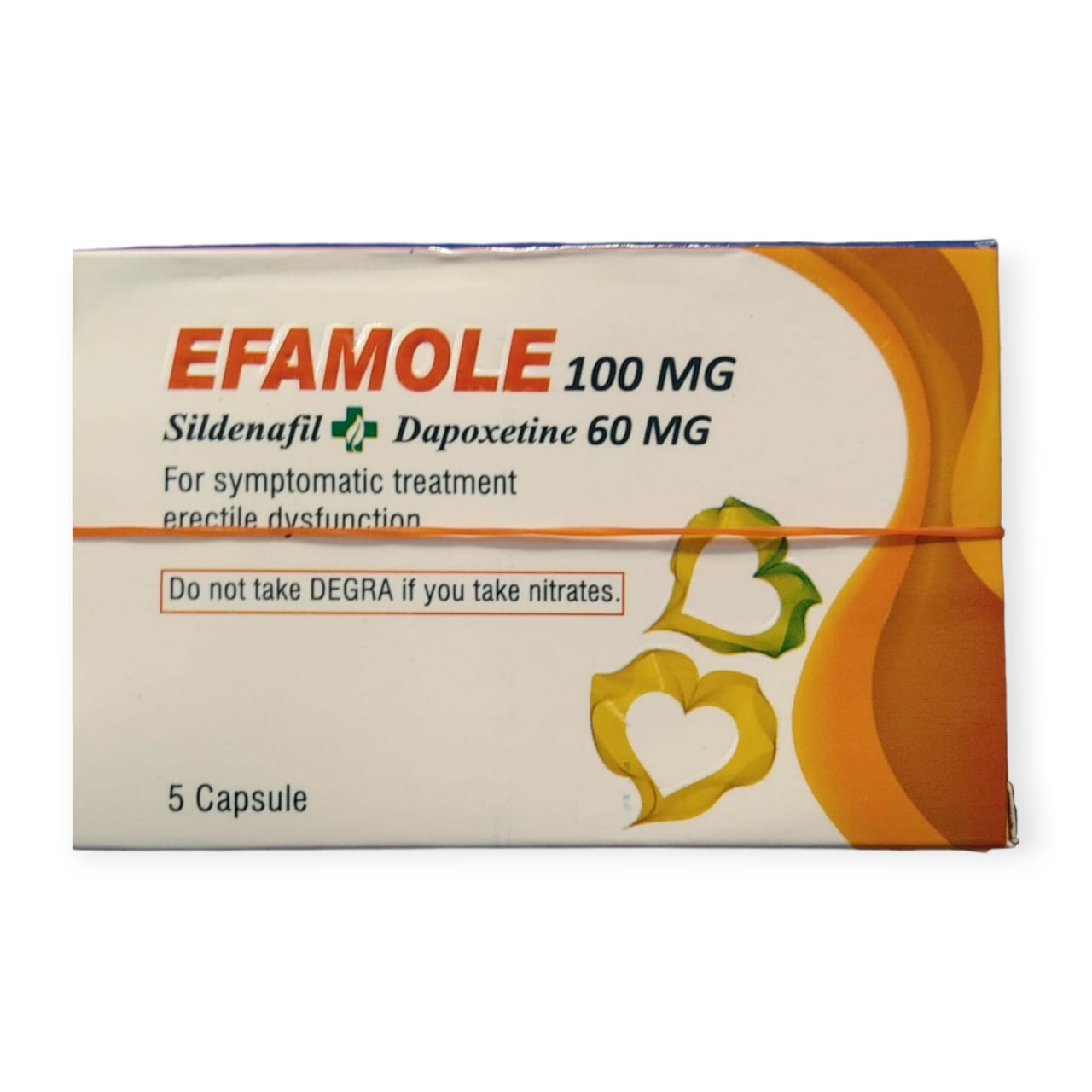 Efamole Tablet Sildenafil and Dapoxetine 100mg 5 Capsule